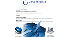 Desktop Screenshot of ceresfund.com